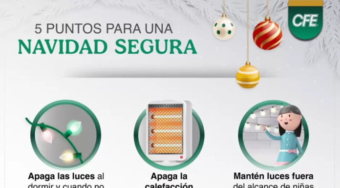 RECOMENDACIONES PARA ILUMINAR TUS FIESTAS DE FIN DE AÑO DE FORMA SEGURA