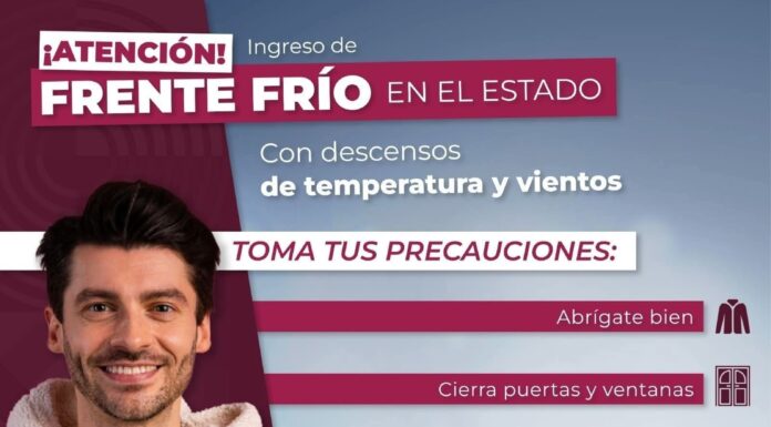 ALERTA EN BC POR INGRESO DEL FRENTE FRÍO N° 32