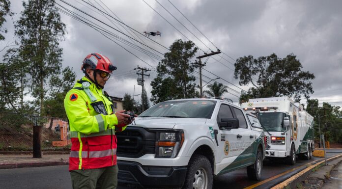 60 INCIDENTES POR LLUVIA AL MOMENTO, SE REPORTAN EN TIJUANA