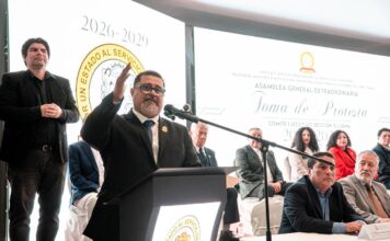 TOMA PROTESTA JOSÉ ISABEL GUTIÉRREZ PEREDIA COMO SECRETARIO GENERAL DEL SINDICATO DE BURÓCRATAS