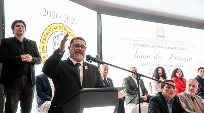 TOMA PROTESTA JOSÉ ISABEL GUTIÉRREZ PEREDIA COMO SECRETARIO GENERAL DEL SINDICATO DE BURÓCRATAS