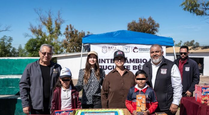REALIZAN INTERCAMBIO DE JUGUETES BÉLICOS EN PRIMARIA ESTADO 29 DE ROSARITO