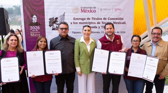 ROSARITO FORMA PARTE DE LOS MUNICIPIOS CON TÍTULO DE CONCESIÓN DE AGUA