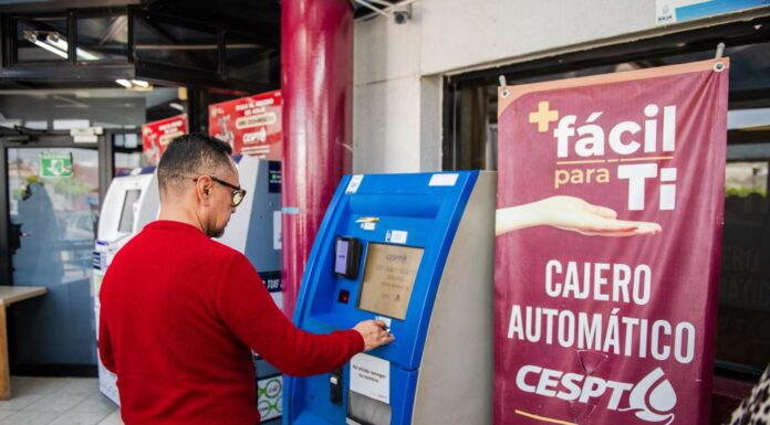 FACILITA CESPT PAGO DEL AGUA CON CAJEROS DISPONIBLES LAS 24 HORAS EN TIJUANA Y ROSARITO