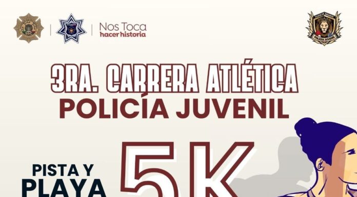 INVITA GOBIERNO DE ROSARITO A PARTICIPAR EN LA III CARRERA ATLÉTICA DE LA POLICÍA JUVENIL