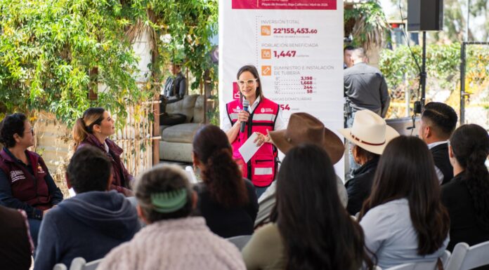 AVANZAN OBRAS EN ROSARITO PARA LLEVAR AGUA Y DRENAJE A COLONIAS CON AÑOS DE REZAGO: MÓNICA VEGA