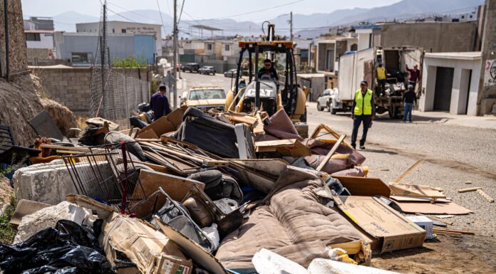 RETIRAN MÁS DE 55 TONELADAS DE BASURA DE DIFERENTES DELEGACIONES EN TIJUANA