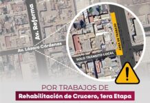 IMPLEMENTAN OPERATIVO DE TRÁNSITO POR REHABILITACIÓN ESTRUCTURAL EN CRUCERO EX EJIDO CHAPULTEPEC EN ENSENADA