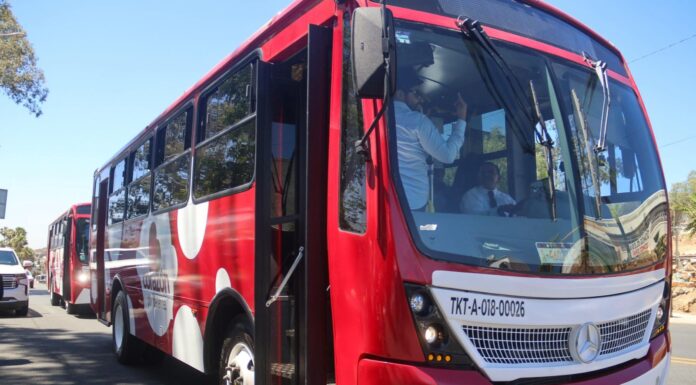 ANUNCIA ROMÁN COTA NUEVA RUTA DE TRANSPORTE PILOTO PARA CERRO AZUL