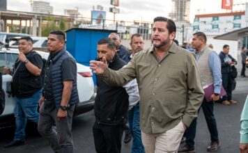 INSPECCIONA ALCALDE ISMAEL BURGUEÑO AVANCE DE RECONSTRUCCIÓN VIAL ENTRE BULEVARES SALINAS Y AGUA CALIENTE