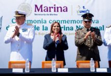 RECONOCE CLAUDIA AGATÓN LABOR DE LA MARINA NACIONAL