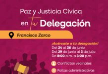 REALIZARÁN JORNADA «PAZ Y JUSTICIA CÍVICA EN TU DELEGACIÓN» EN ENSENADA