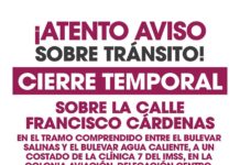 HABRÁ CIERRES PARCIALES DE CIRCULACIÓN VEHÍCULAR POR TRABAJOS DE BACHEO EN COLONIA AVIACIÓN EN TIJUANA