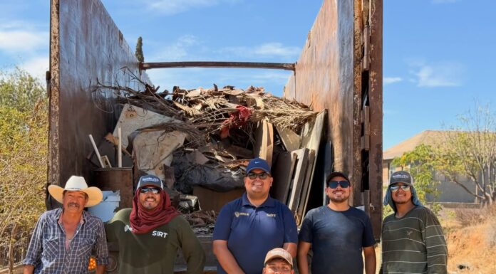 RETIRA GOBIERNO DE TECATE 35 TONELADAS DE BASURA VOLUMINOSA EN COLONIAS
