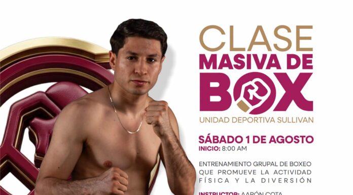 INVITAN A ENSENADENSES A CLASE MASIVA DEL BOX EN EL SULLIVAN