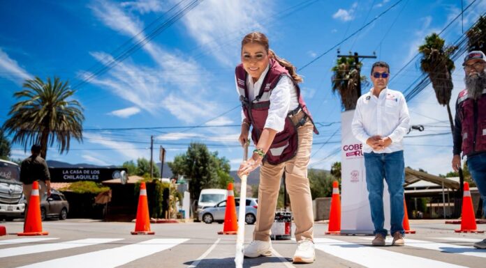 INTENSIFICAN TRABAJOS DE SEÑALIZACIÓN VIAL EN DELEGACIONES DE ENSENADA