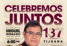 INVITAN A LA CIUDADANÍA A CELEBRAR EL 137 ANIVERSARIO DE TIJUANA
