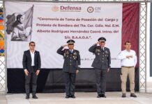 ASISTE ALCALDE DE TIJUANA A PROTOCOLO DE PROTESTA EN EL BATALLÓN DE APOYO PARA LA ADMINISTRACIÓN Y OPERACIÓN DE ADUANAS DE LA GUARDIA NACIONAL