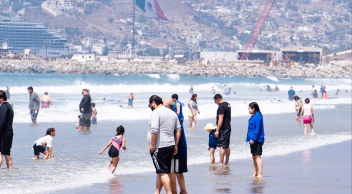 EMITE GOBIERNO DE ENSENADA RECOMENDACIONES POR OLA DE CALOR Y ALTO FLUJO EN PLAYAS Y ESPACIOS RECREATIVOS