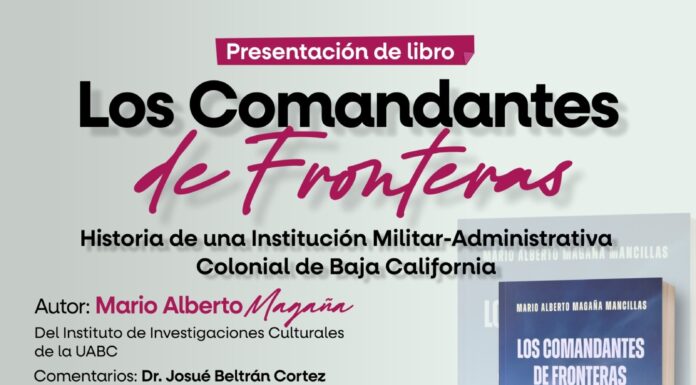 PRESENTARÁN LIBRO «LOS COMANDANTES DE FRONTERAS» EN AGOSTO