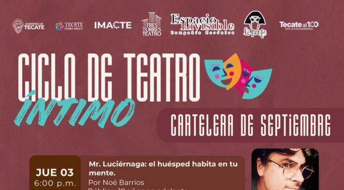 IMACTE INVITA A DISFRUTAR DEL CICLO DE TEATRO “ÍNTIMO” DURANTE SEPTIEMBRE
