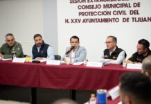 SESIONA EL CONSEJO MUNICIPAL DE PROTECCIÓN CIVIL EN TIJUANA