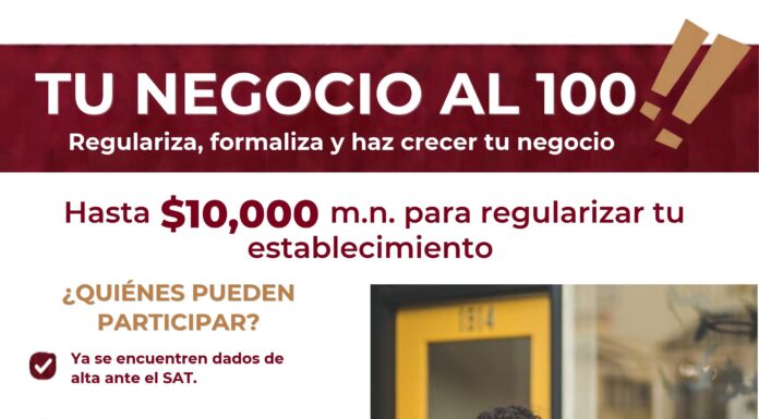 RECIBEN EMPRENDEDORES DE TECATE APOYOS PARA REGULARIZAR SUS NEGOCIOS