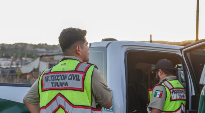 PREVIENE PROTECCIÓN CIVIL A ASENTAMIENTO HUMANO DENTRO DE CANALIZACIÓN DEL RÍO TIJUANA ANTE PRONÓSTICO DE LLUVIAS INTENSAS