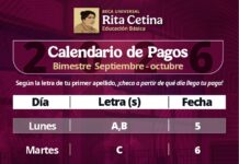 ANUNCIAN CALENDARIO DE PAGOS, ASAMBLEAS INFORMATIVAS Y FECHAS DE REGISTRO DE LAS BECAS «RITA CETINA» EN BC